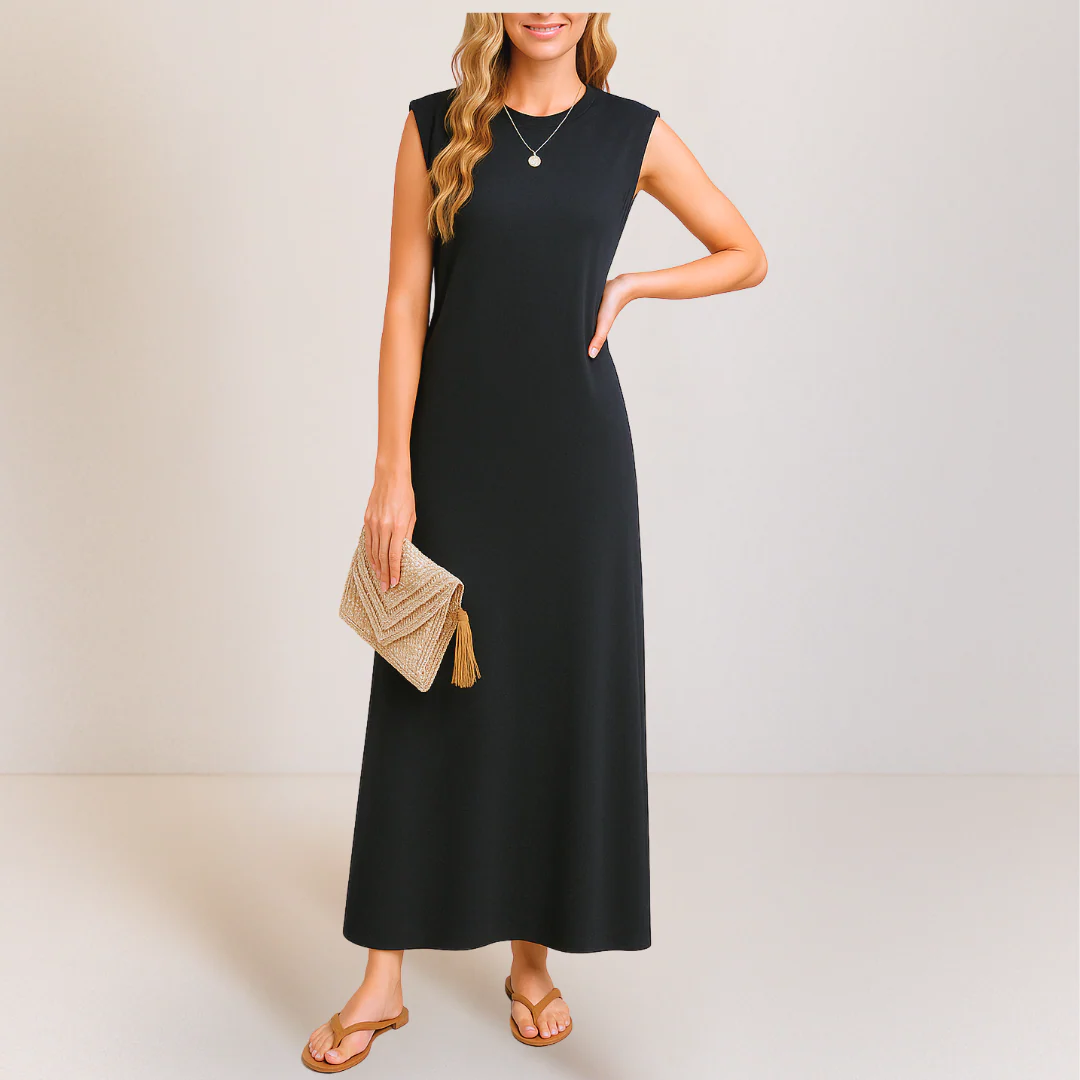 Emma™ | Elegantes langes Anti-Knitter-Kleid - Image 2