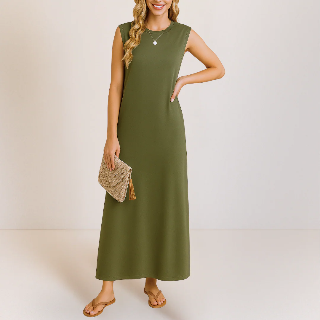 Emma™ | Elegantes langes Anti-Knitter-Kleid - Image 4