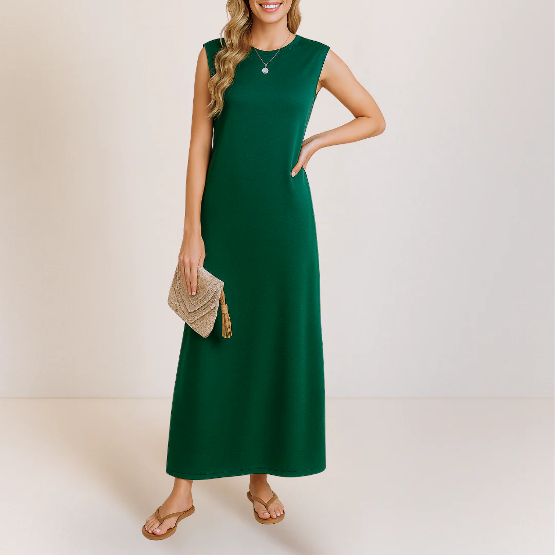 Emma™ | Elegantes langes Anti-Knitter-Kleid - Image 5