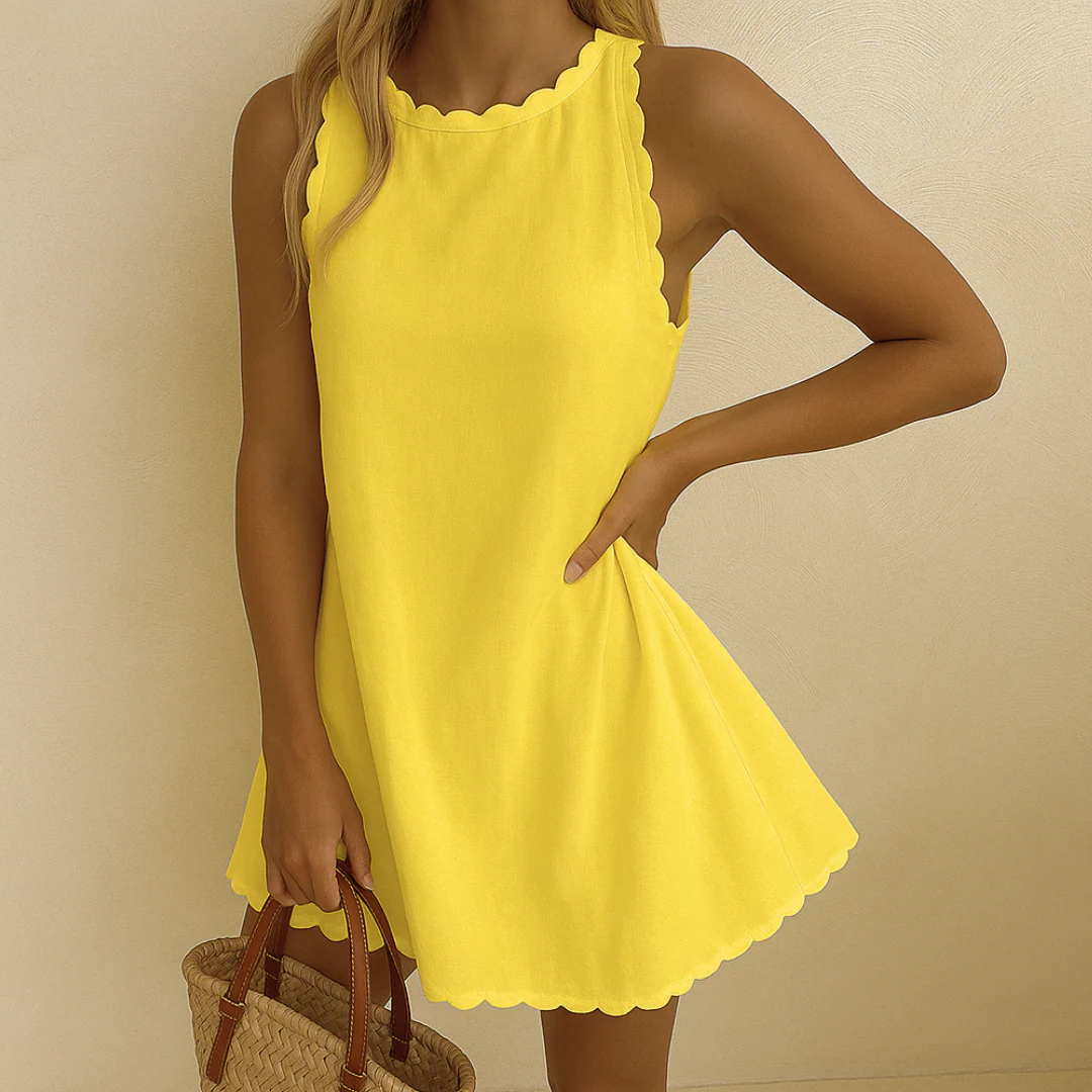 Emma™ | Schickes Kleid mit gewelltem Saum - Image 8