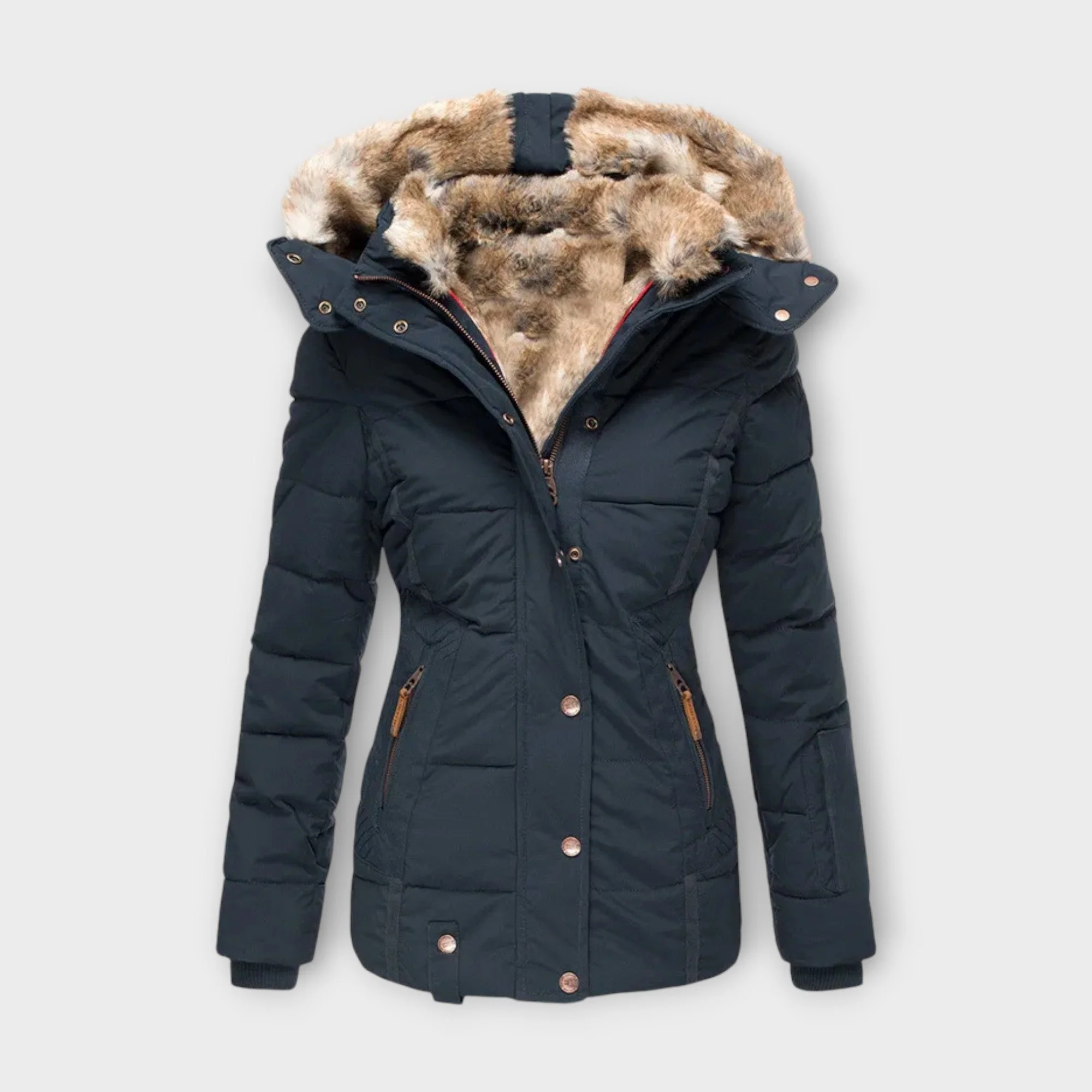 Emyra – Winterjacke mit Fellkapuze - Image 2