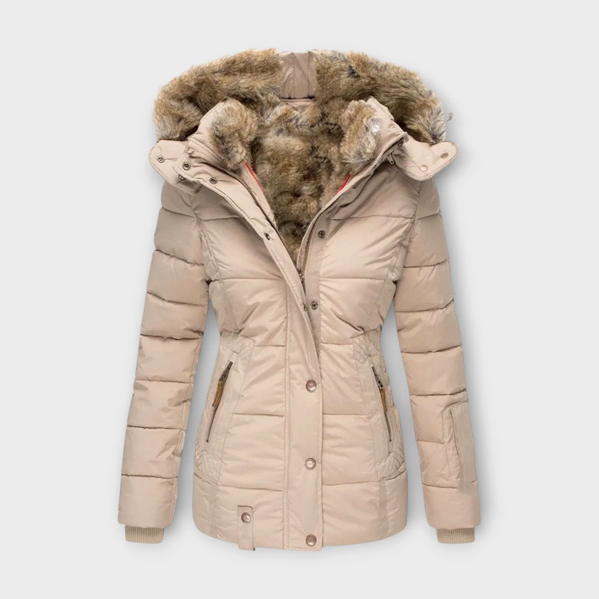 Emyra – Winterjacke mit Fellkapuze - Image 4