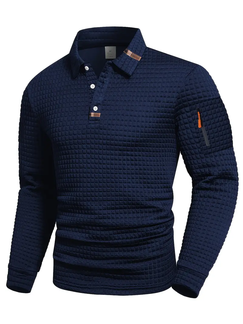 Ephraim – Strukturiertes Poloshirt Mit Ärmeltasche - Image 10