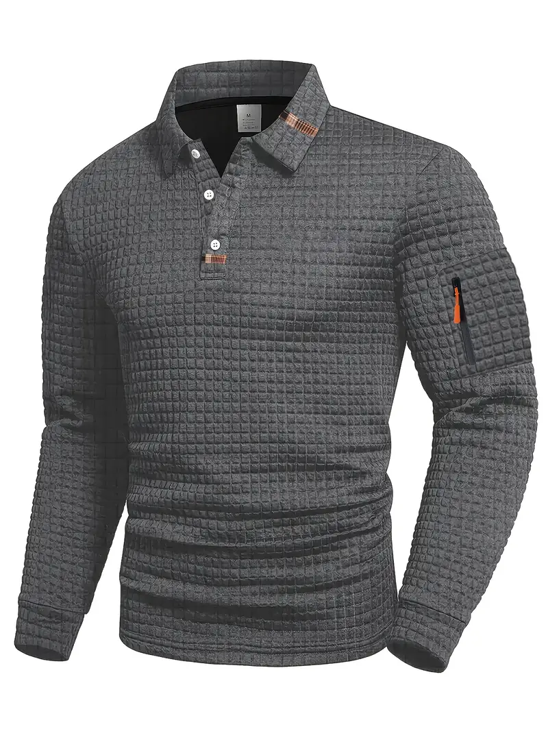 Ephraim – Strukturiertes Poloshirt Mit Ärmeltasche - Image 6