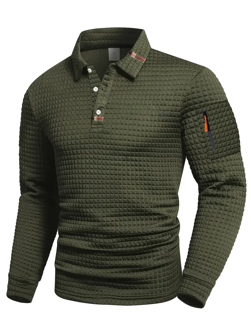 Ephraim – Strukturiertes Poloshirt Mit Ärmeltasche - Image 9