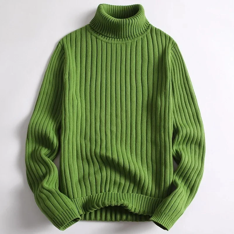 ERIK - PULLOVER AUS RIPPSTRICK MIT ROLLKRAGEN - Image 4
