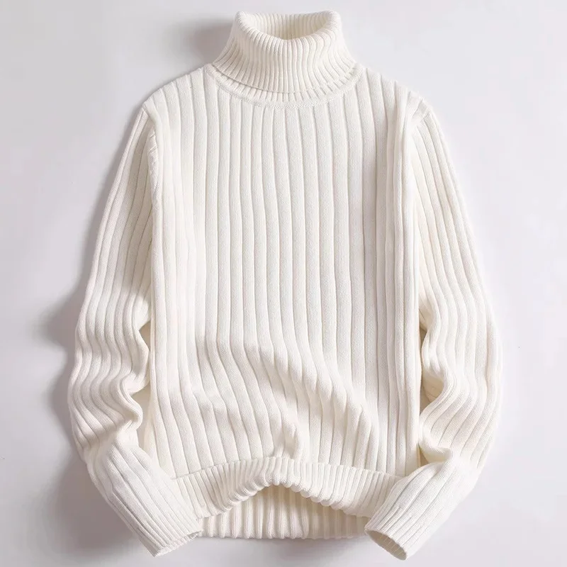 ERIK - PULLOVER AUS RIPPSTRICK MIT ROLLKRAGEN - Image 5