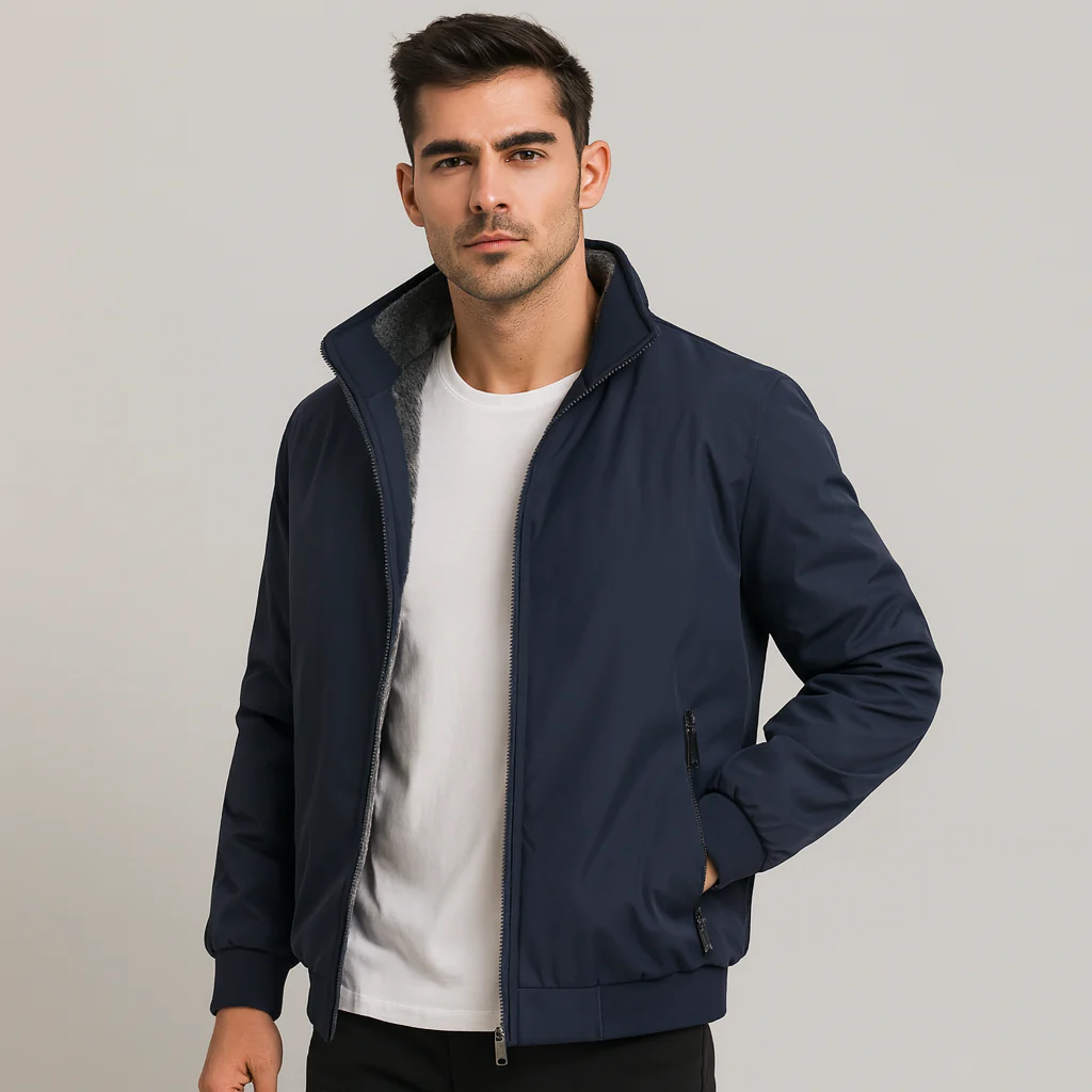 Erik | Warme Herren-Fleecejacke mit Stehkragen - Image 3