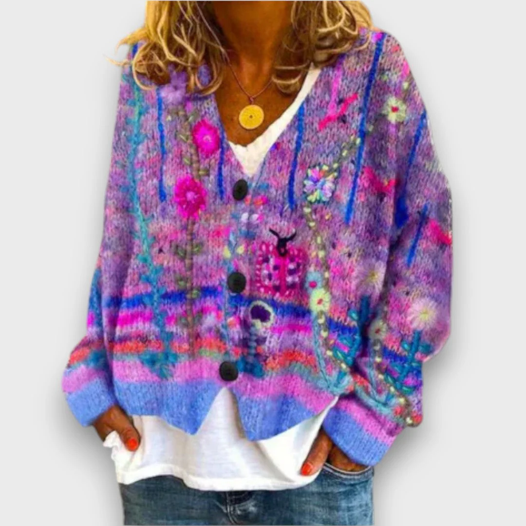 Esmira – Strickjacke mit Muster - Image 3