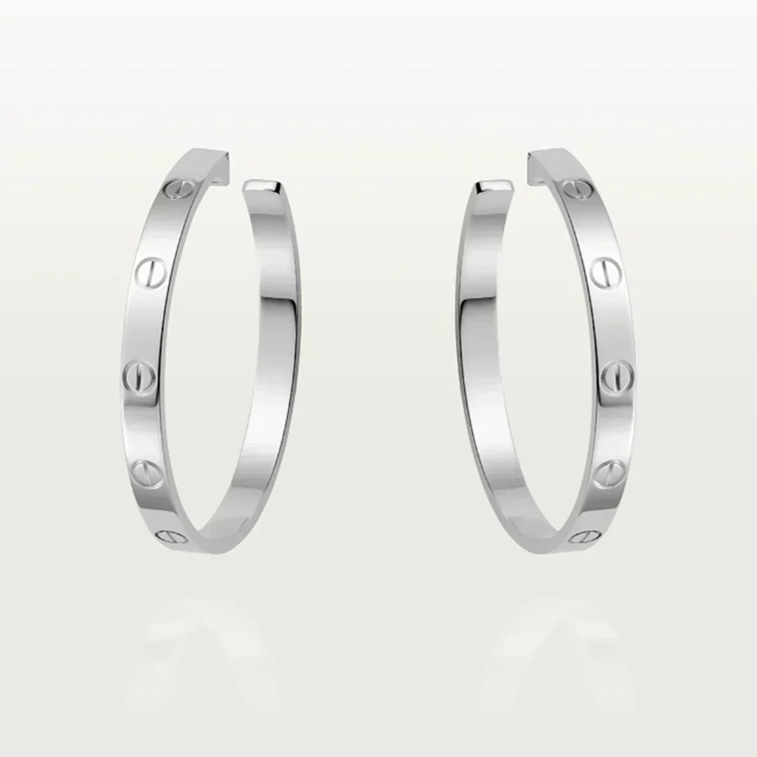 ETERNITY OHRRINGE LARGE | SILBER