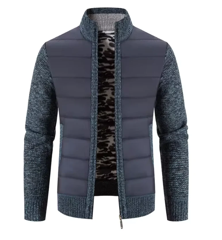 Ethan Stehkragen Pullover – Langärmelige Herrenjacke - Image 3