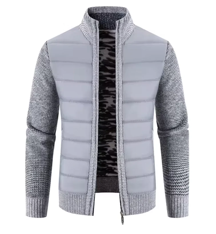 Ethan Stehkragen Pullover – Langärmelige Herrenjacke - Image 4