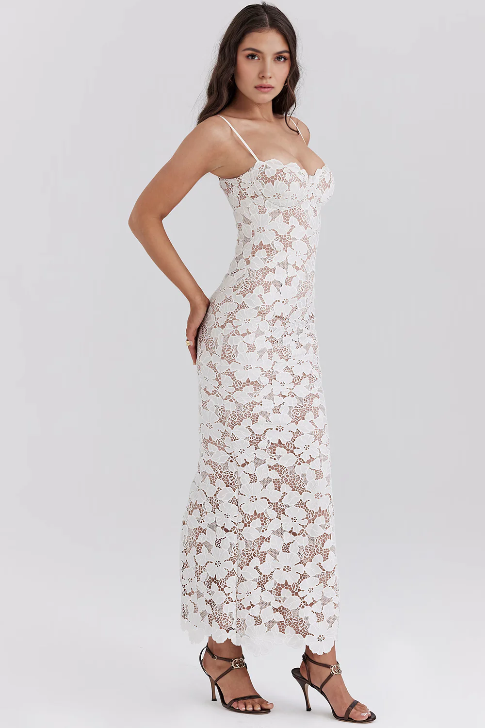 EVANGELINE - Besticktes Maxi-Kleid - Image 6