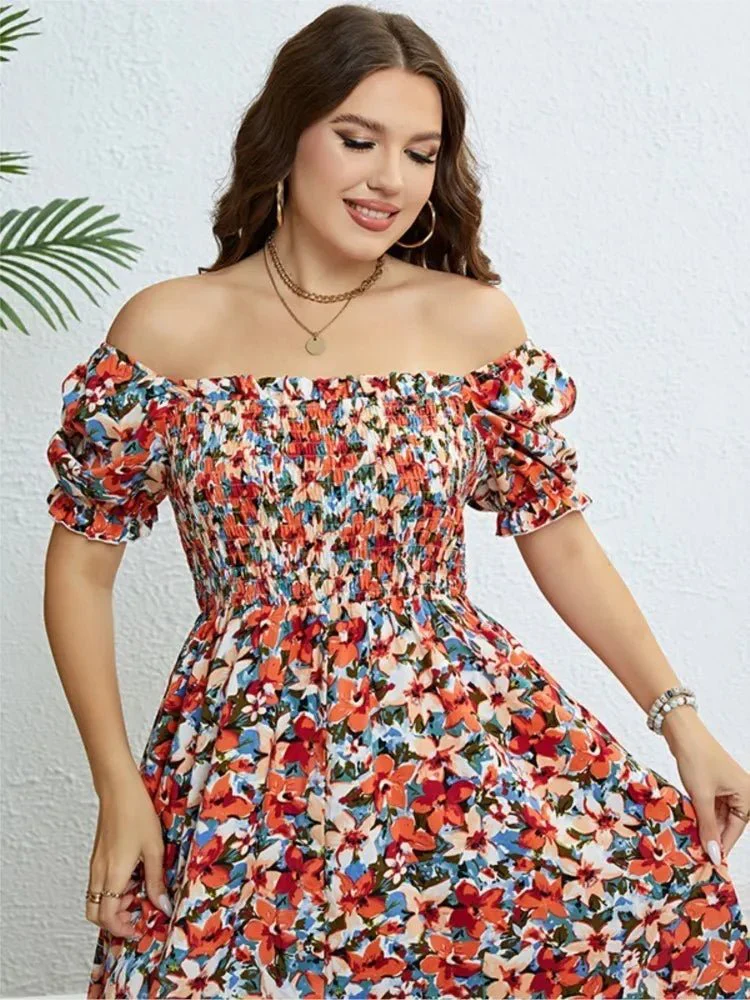 Evelina Geblümtes Midikleid - Image 2
