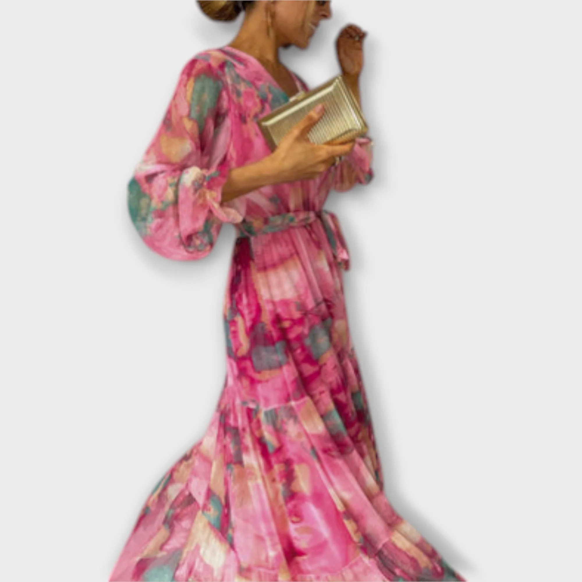 Evelyn - Aquarell Traum Maxi Dress - Image 4