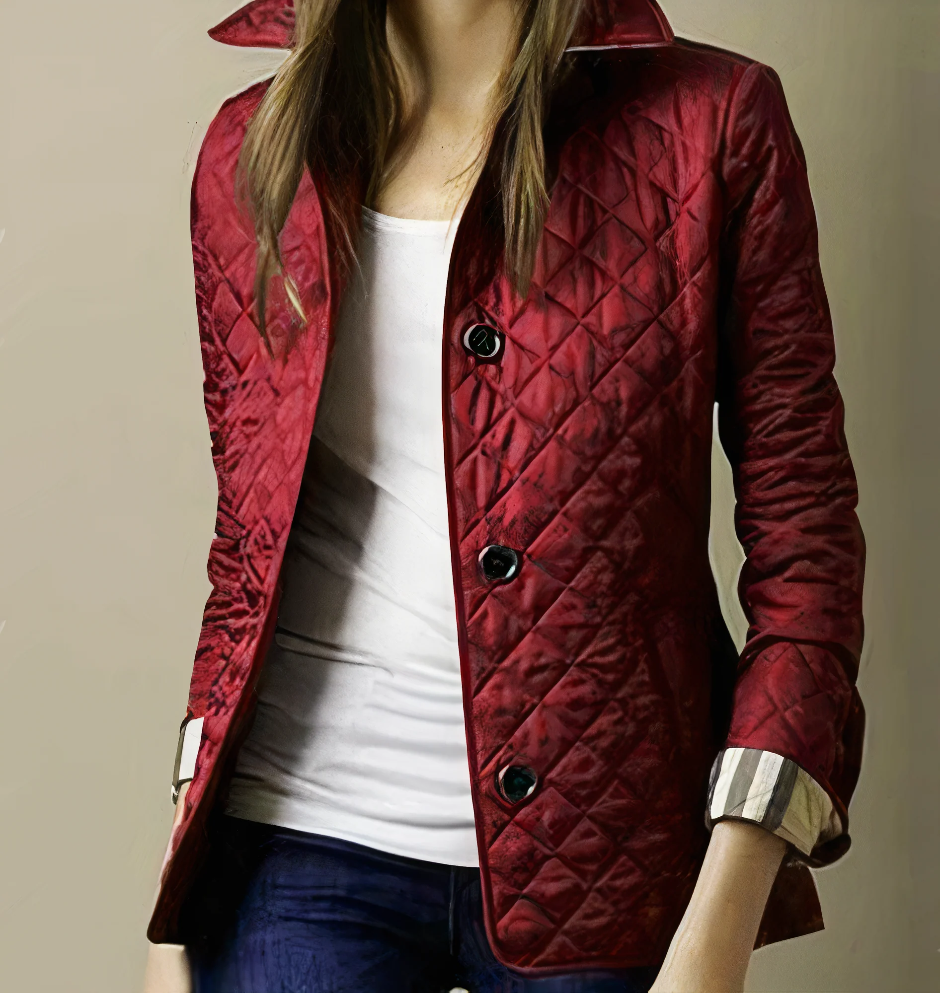 Evelyn - Seiden-Baumwoll-Jacke für Fraue
