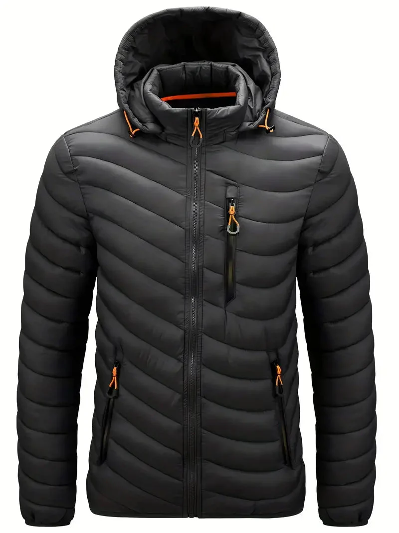 Evershield - winterjacke für herren, leicht und warm