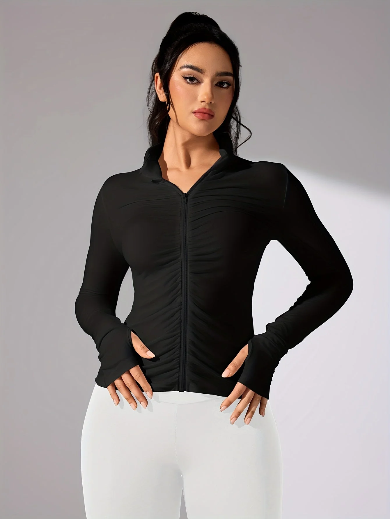 Ezaria | Leichte Sportjacke Damen für Freizeit Atmungsaktiv - Image 6