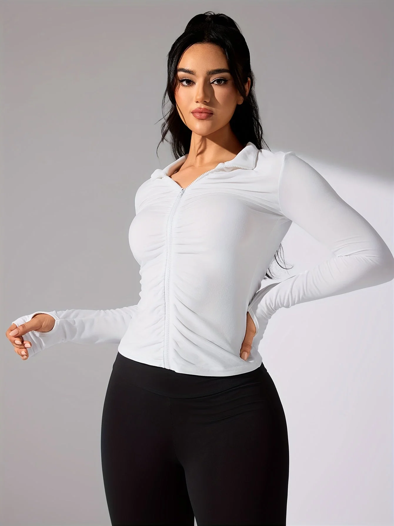 Ezaria | Leichte Sportjacke Damen für Freizeit Atmungsaktiv - Image 7