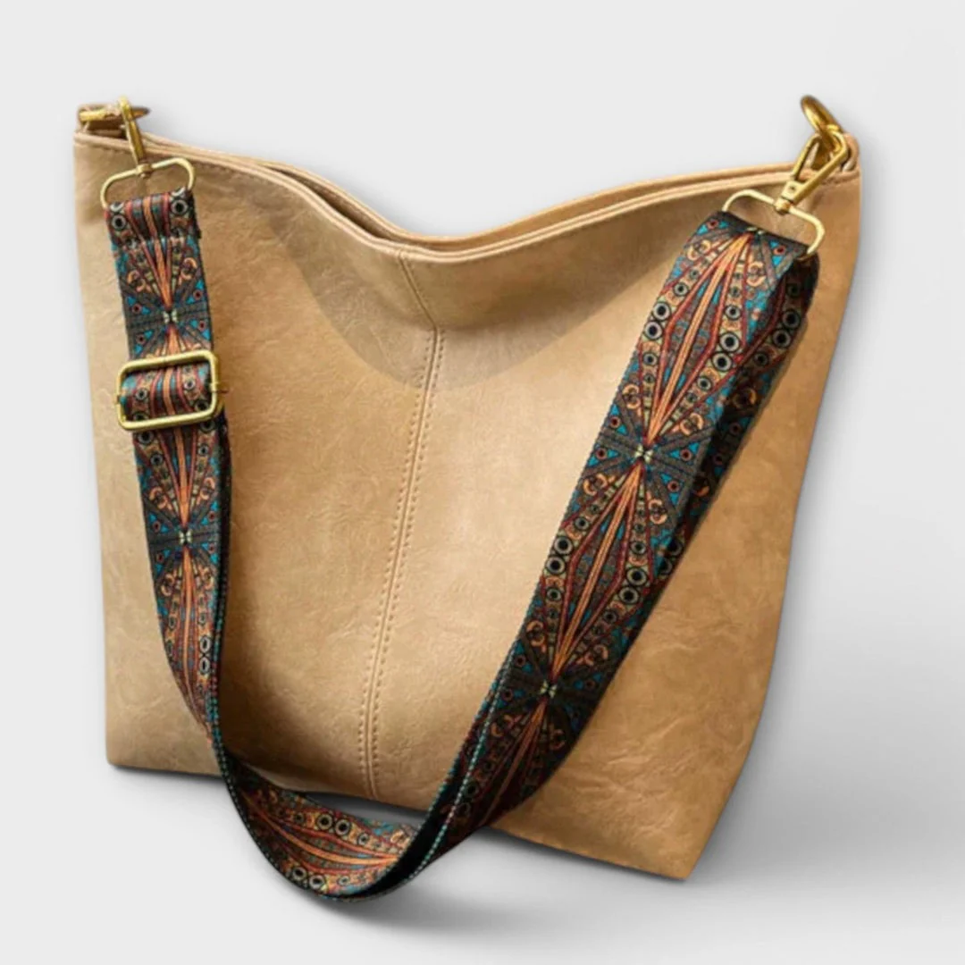 FABIENNE - GROSSE TASCHE UND GEMUSTERTER RIEMEN - Image 9