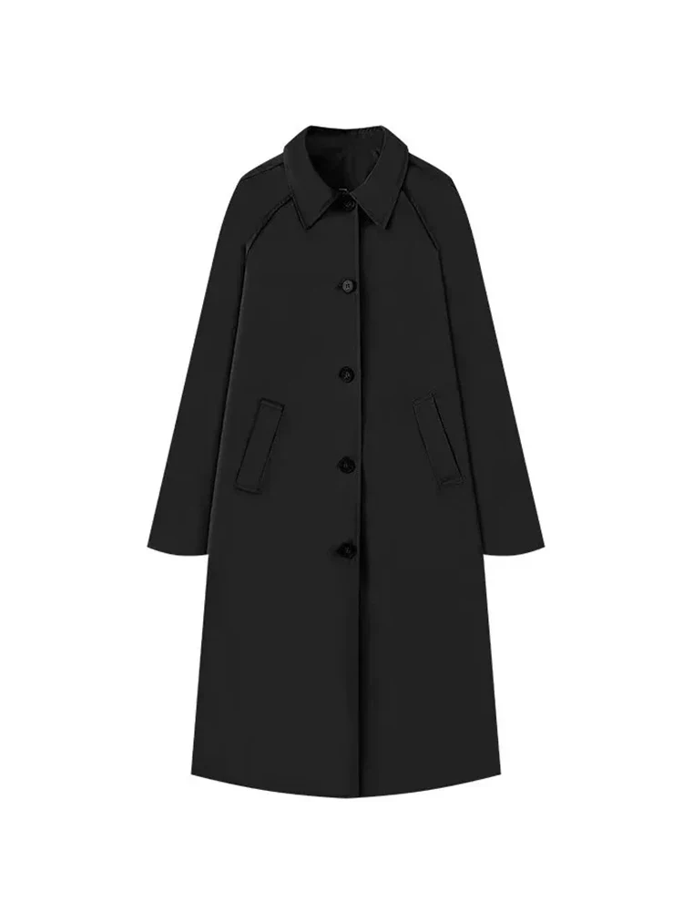 Farah | Langer Trenchcoat Mit Karofutter - Image 8