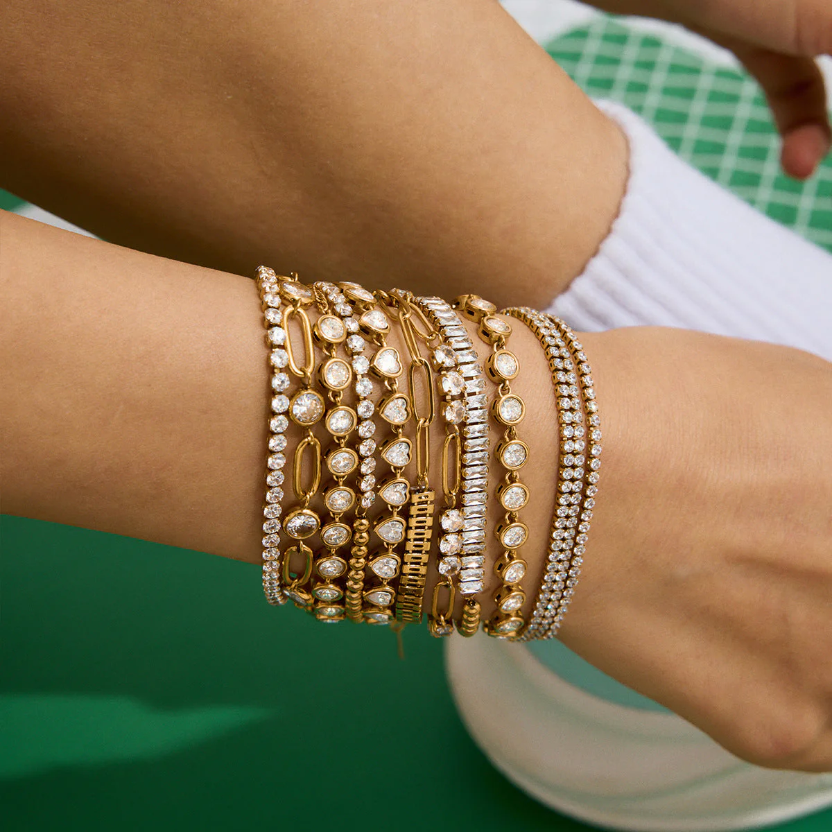 Farina - Funkelndes Tennisarmband