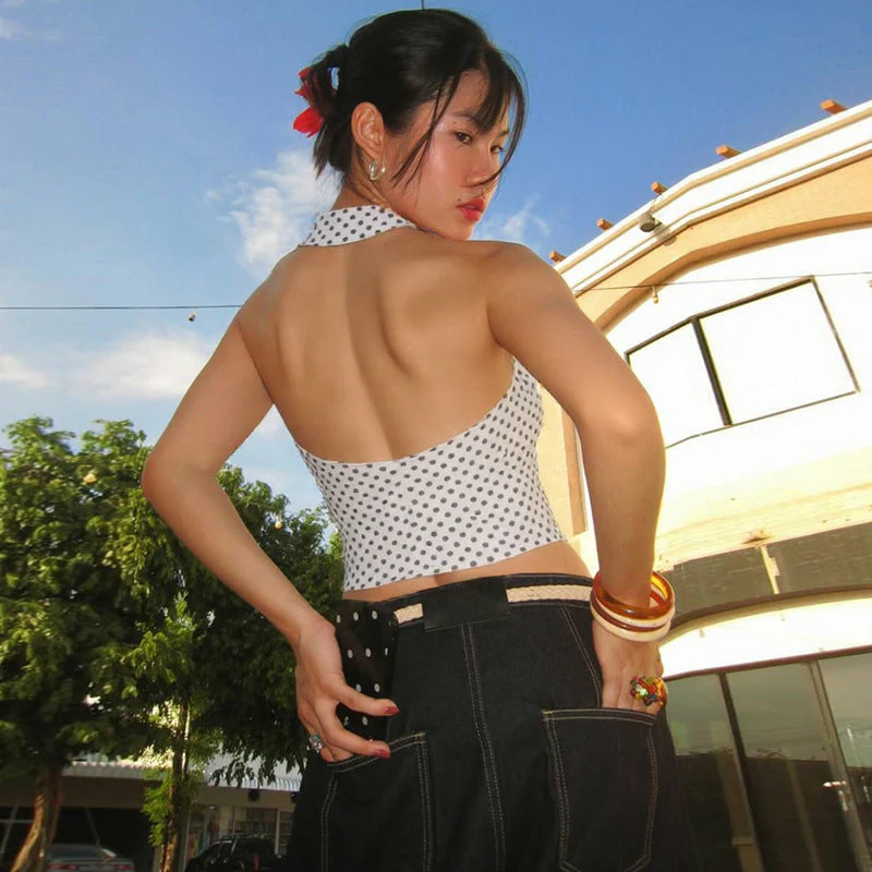 Fayna | Ärmelloses Neckholder-Top