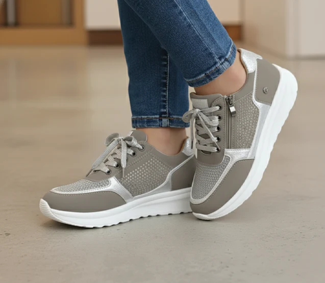 Felicia | Damen Schnür Plattform Sneaker - Image 2