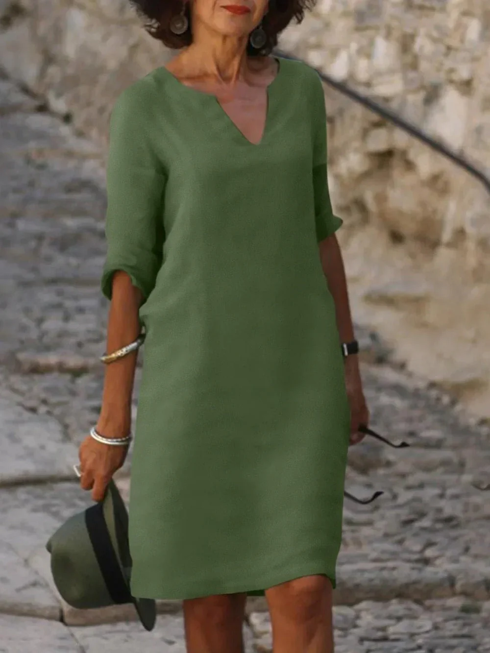 FELINE - GERADE GESCHNITTENES KLEID - Image 2