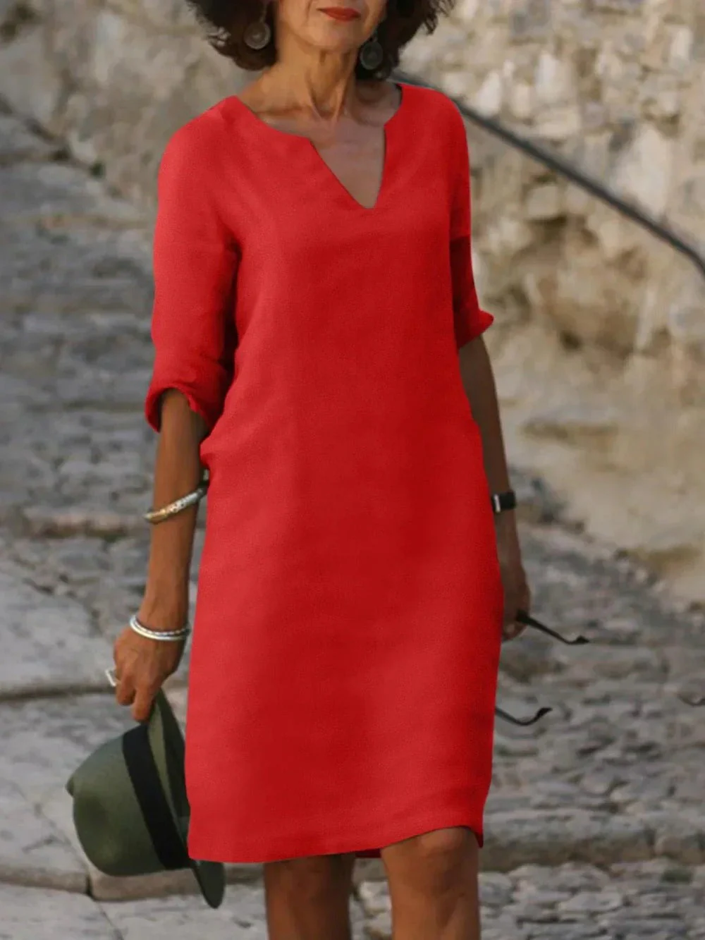 FELINE - GERADE GESCHNITTENES KLEID - Image 5