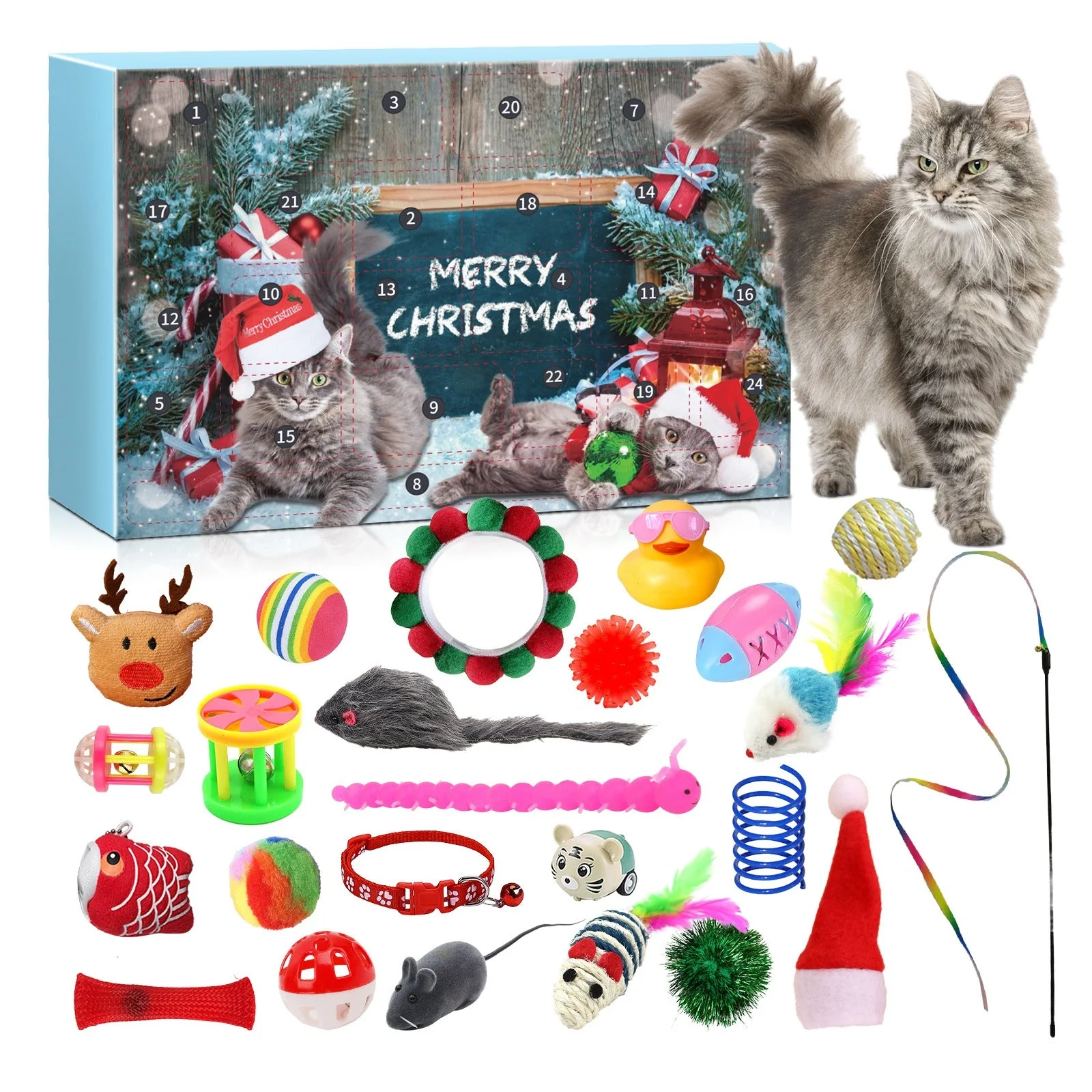 FelineFest | Interaktiver Katzen-Adventskalender mit tollen Spielzeugen und Leckereien - Image 3