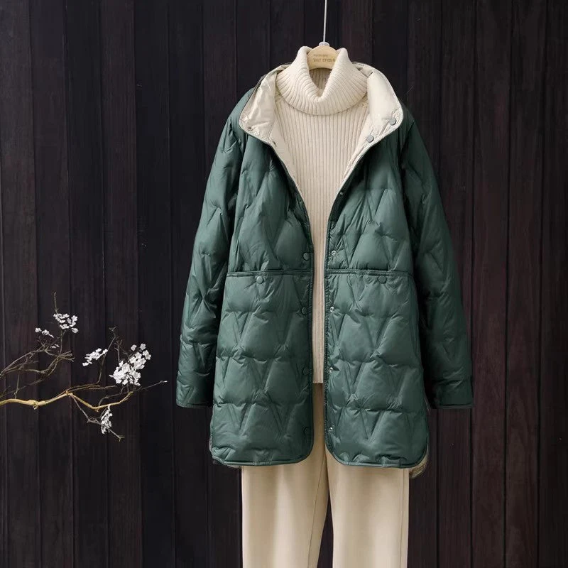 Fenya | Wende-Daunenjacke Mit Leichtem Steppmuster - Image 2
