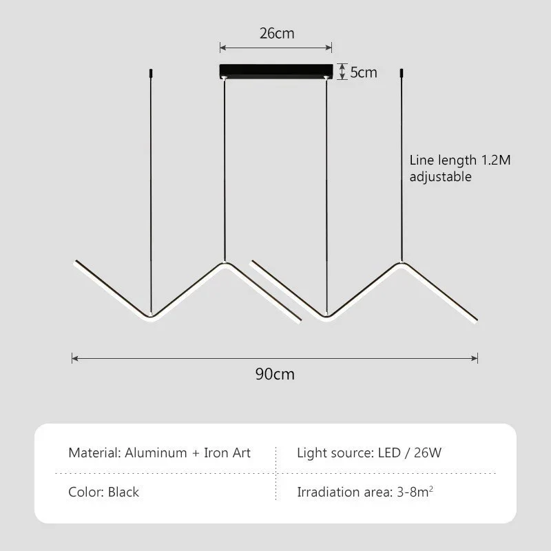 Ferline - Modern LED Pendelleuchte Hängelampe - Image 6