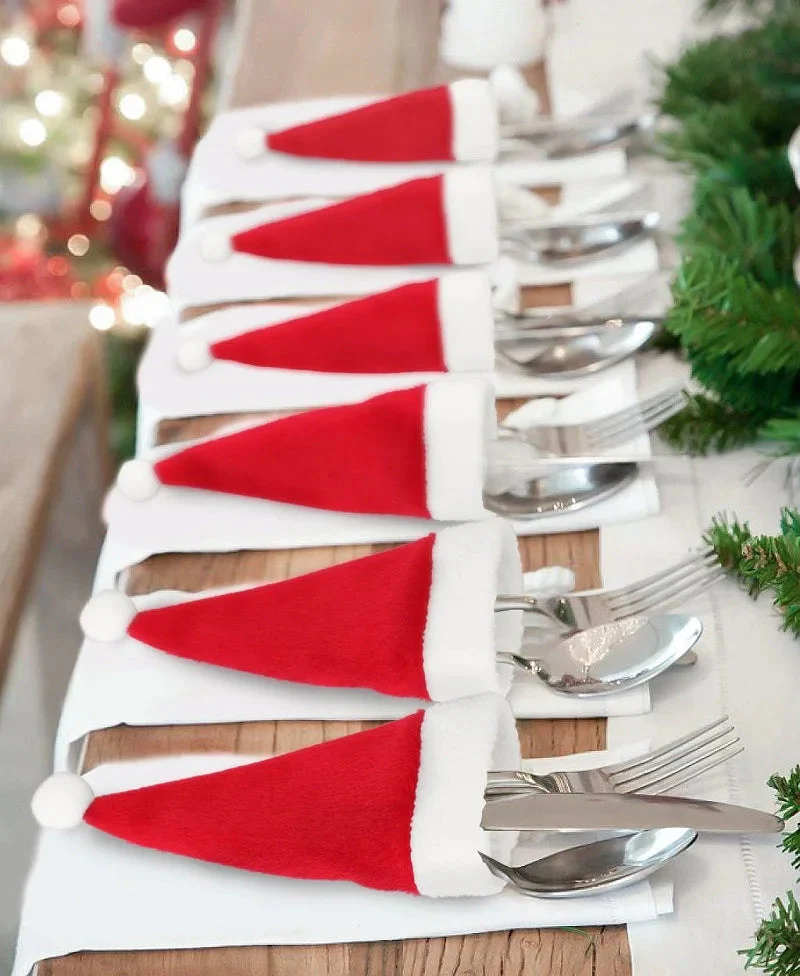 FestiveHolder | Weihnachtliches Besteckset für die festliche Tischdekoration