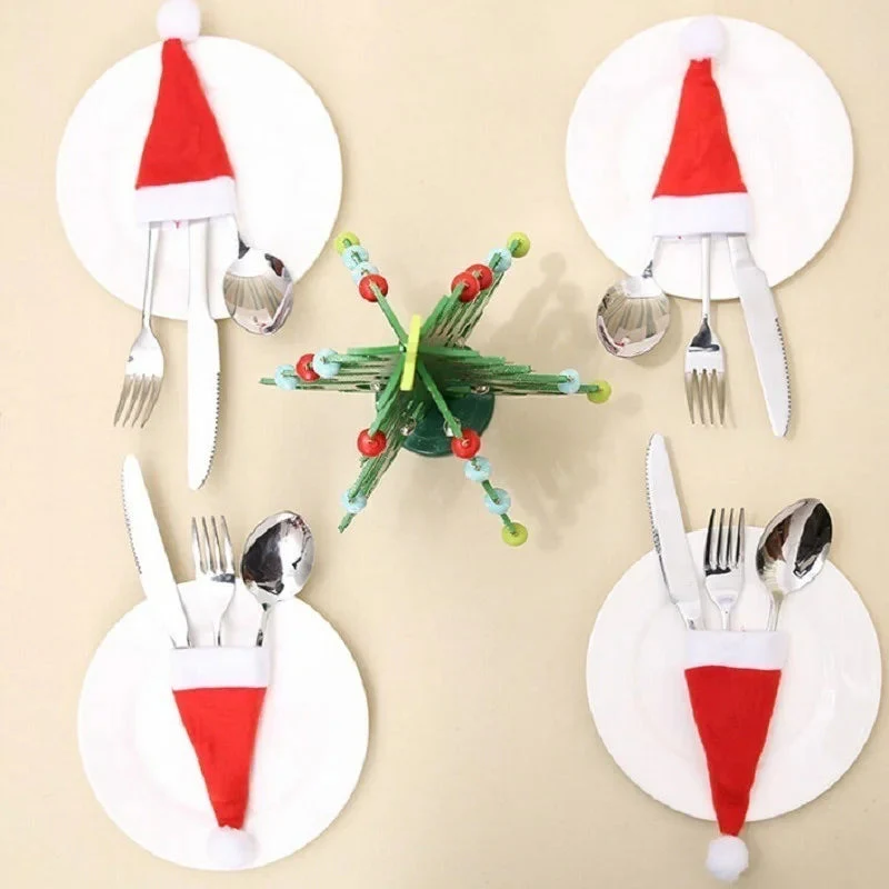 FestiveHolder | Weihnachtliches Besteckset für die festliche Tischdekoration - Image 2
