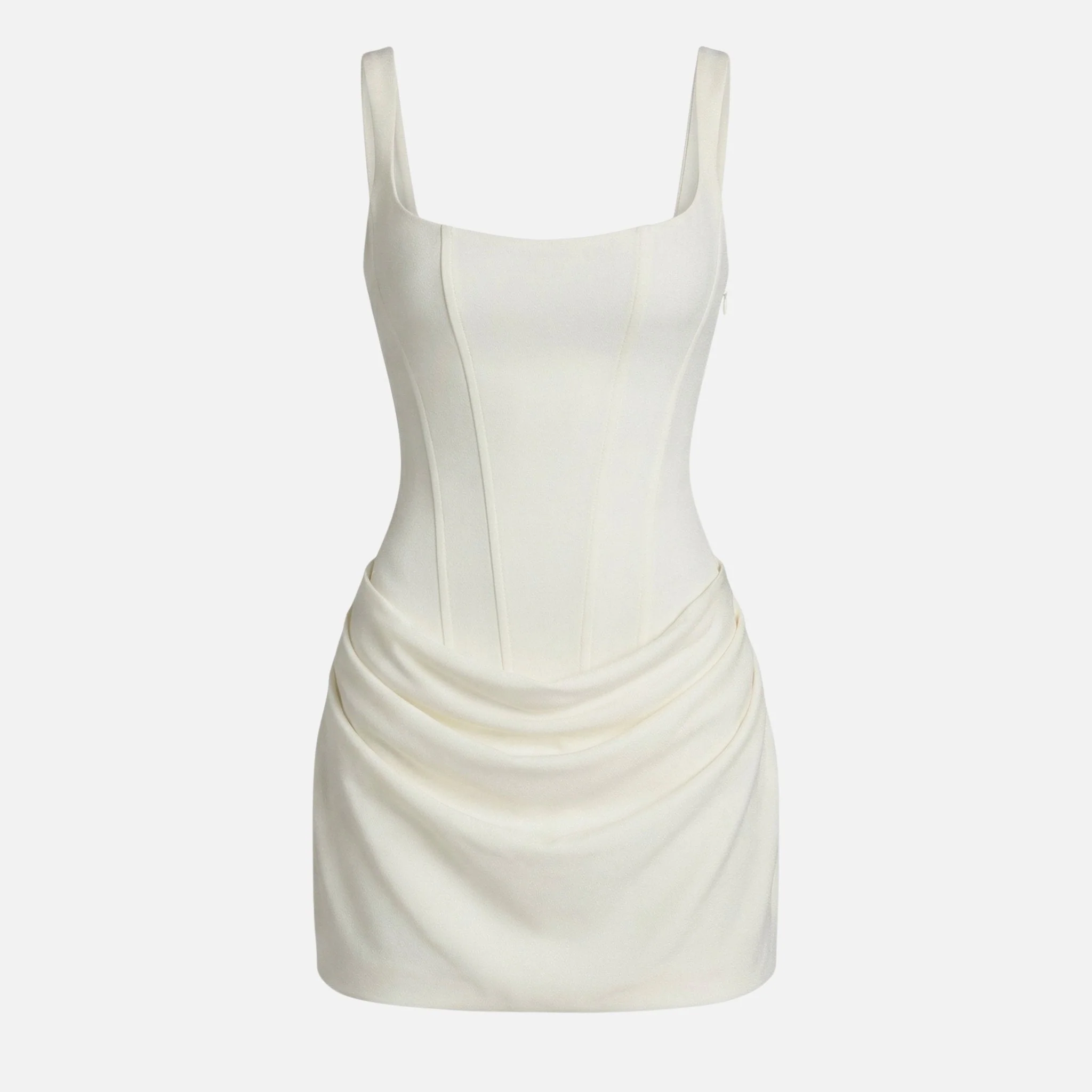 Vera | Damen Figurbetontes Minikleid Korsett-Oberteil Raffung – Korsett Mini Kleid - Image 10