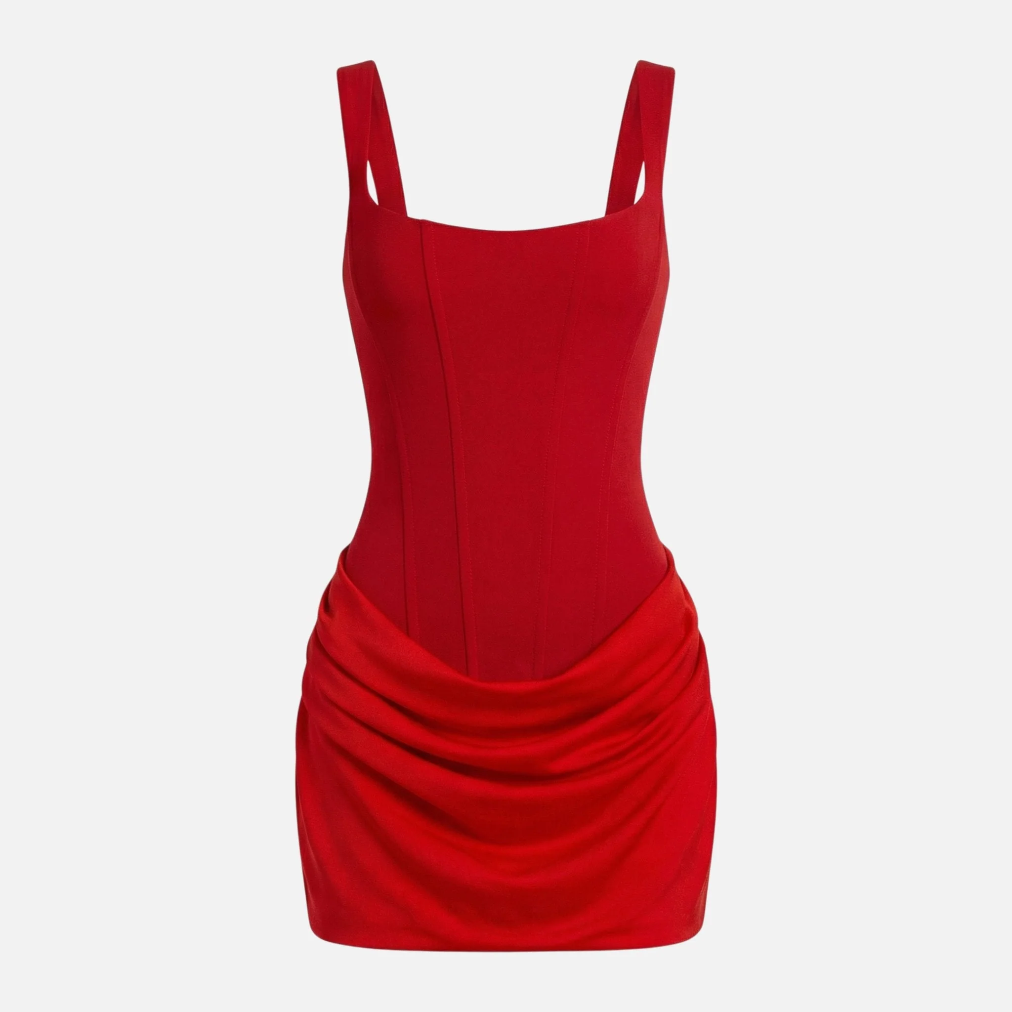 Vera | Damen Figurbetontes Minikleid Korsett-Oberteil Raffung – Korsett Mini Kleid - Image 11