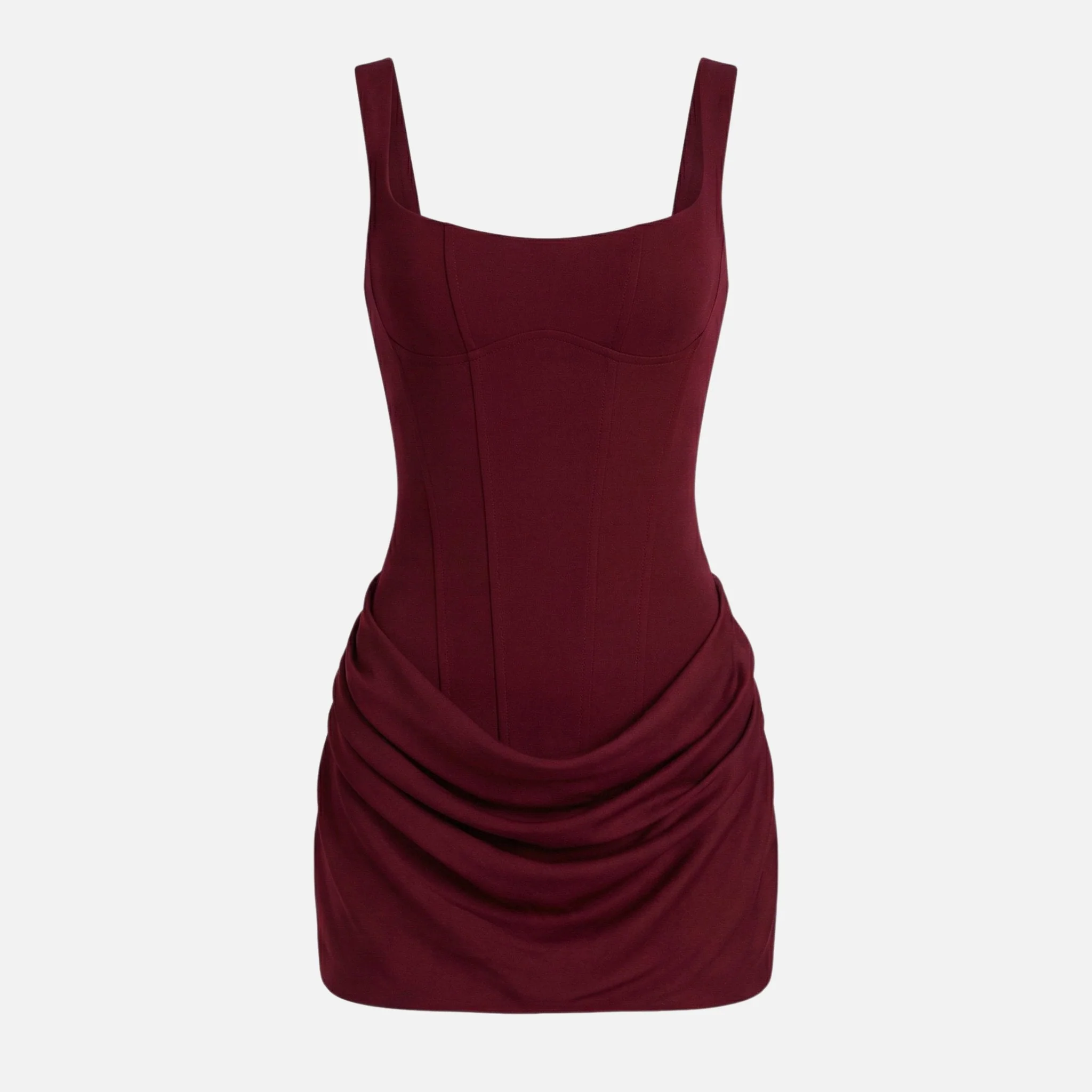 Vera | Damen Figurbetontes Minikleid Korsett-Oberteil Raffung – Korsett Mini Kleid - Image 7