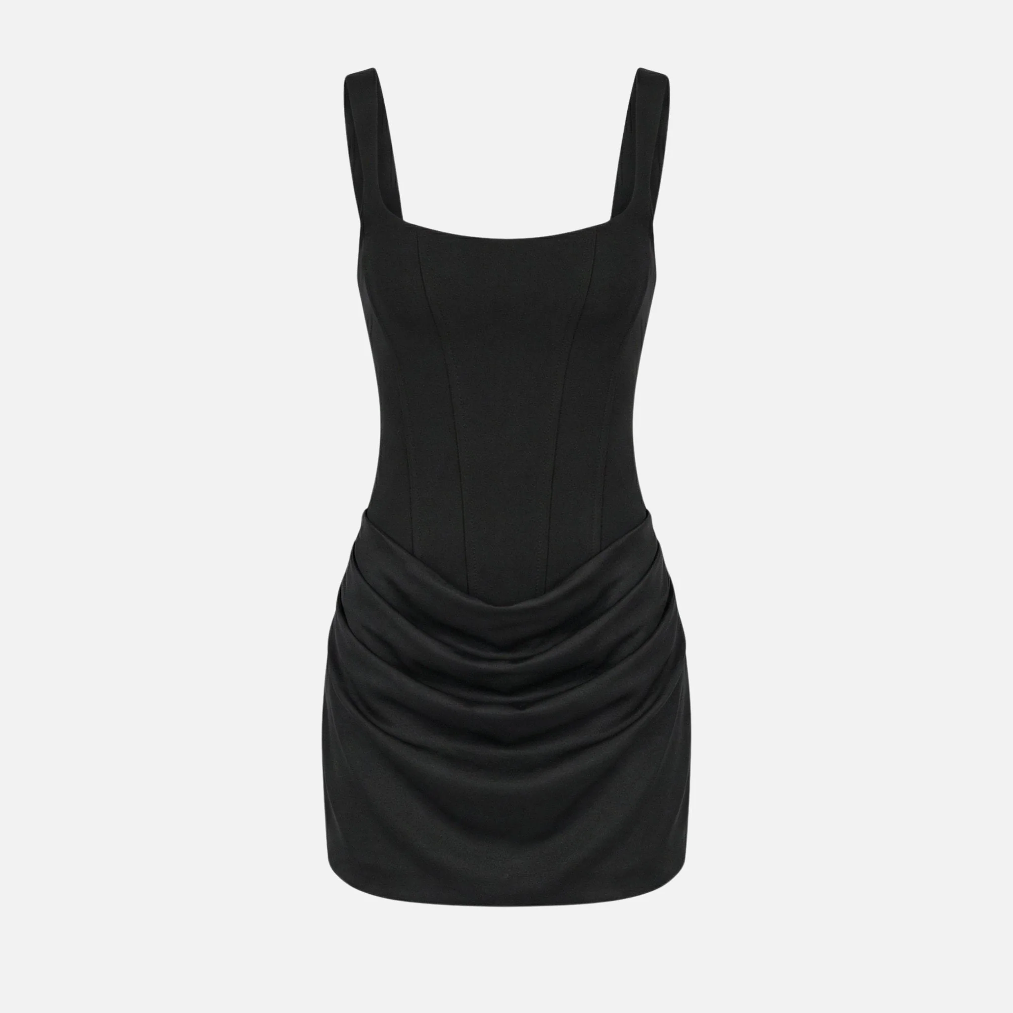 Vera | Damen Figurbetontes Minikleid Korsett-Oberteil Raffung – Korsett Mini Kleid - Image 8