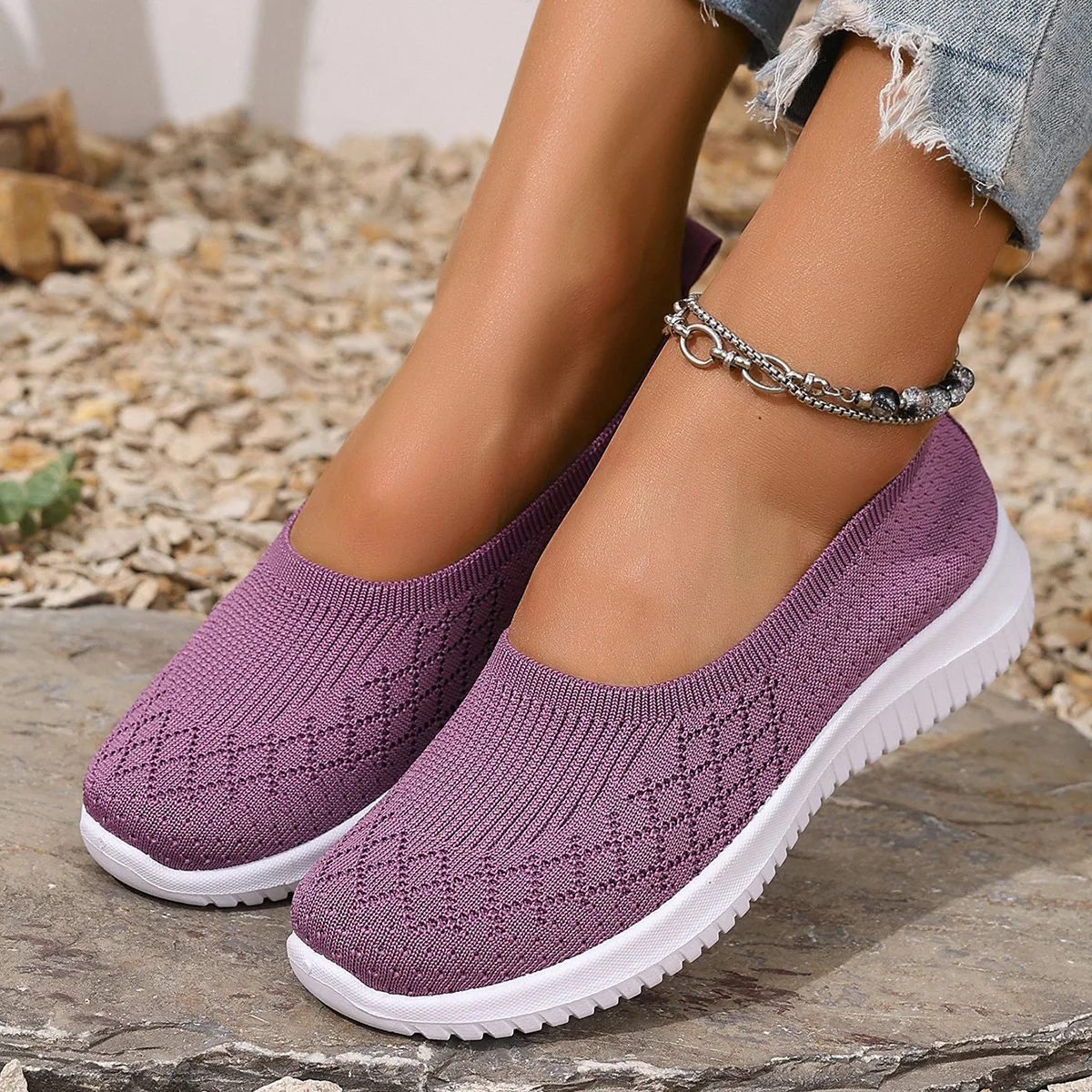 Fina | rutschfeste, atmungsaktive Slipper - Image 3