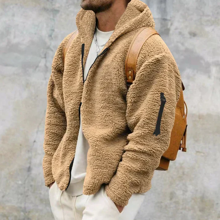 Finnegan - herren fleece-jacke mit kapuze - Image 3