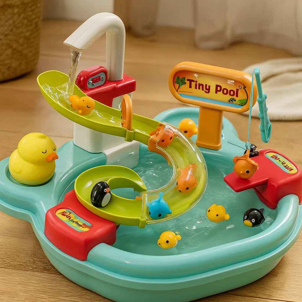 FinnyFun - Interaktives 2-in-1 Montessori-Spielzeug mit gleitendem Fisch für Kinder - Image 2