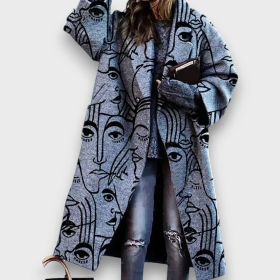 Fioren – Langer Mantel im Oversize-Stil - Image 11