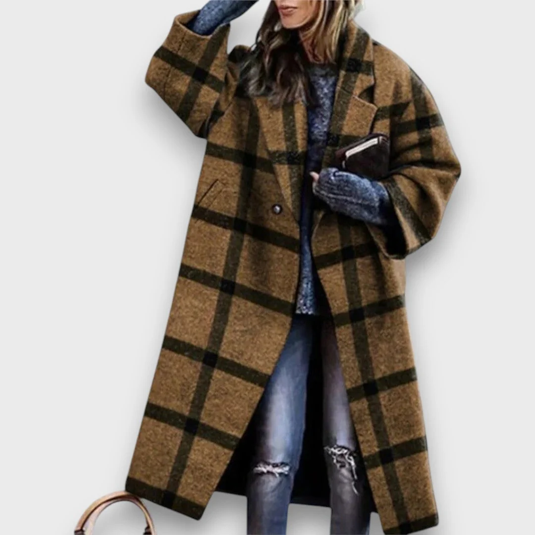 Fioren – Langer Mantel im Oversize-Stil - Image 13
