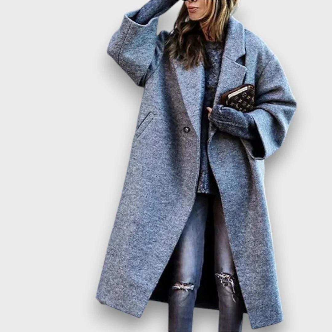Fioren – Langer Mantel im Oversize-Stil - Image 8