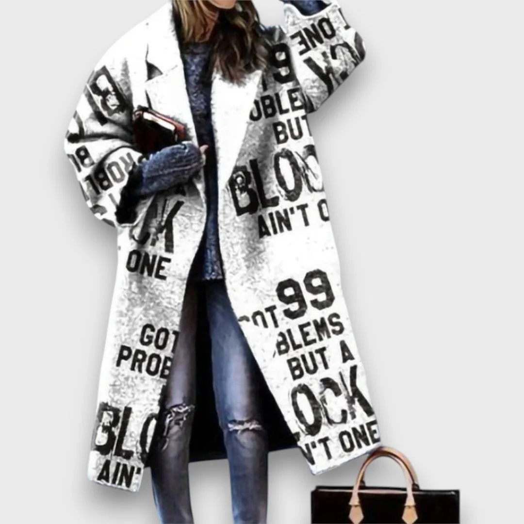 Fioren – Langer Mantel im Oversize-Stil - Image 9