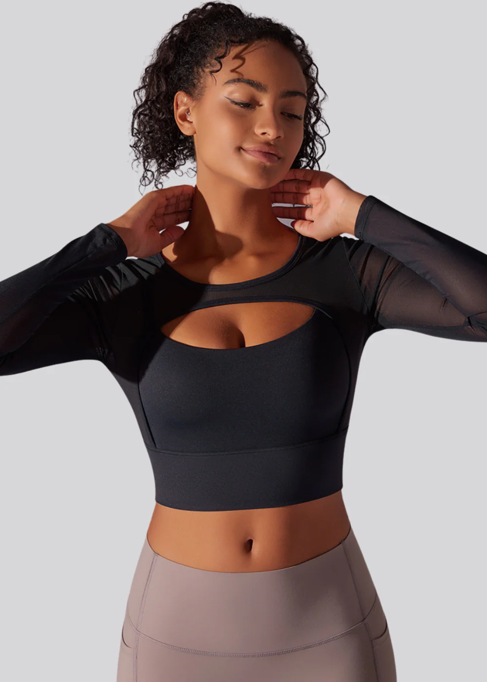 FitForm T-Shirt – Langarm – Integrierter BH