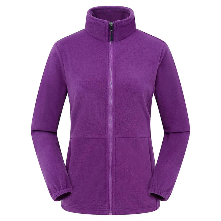 Fleecejacke Damen Mit Reißverschluss | Weich Gefüttert Mit Stehkragen - Image 4