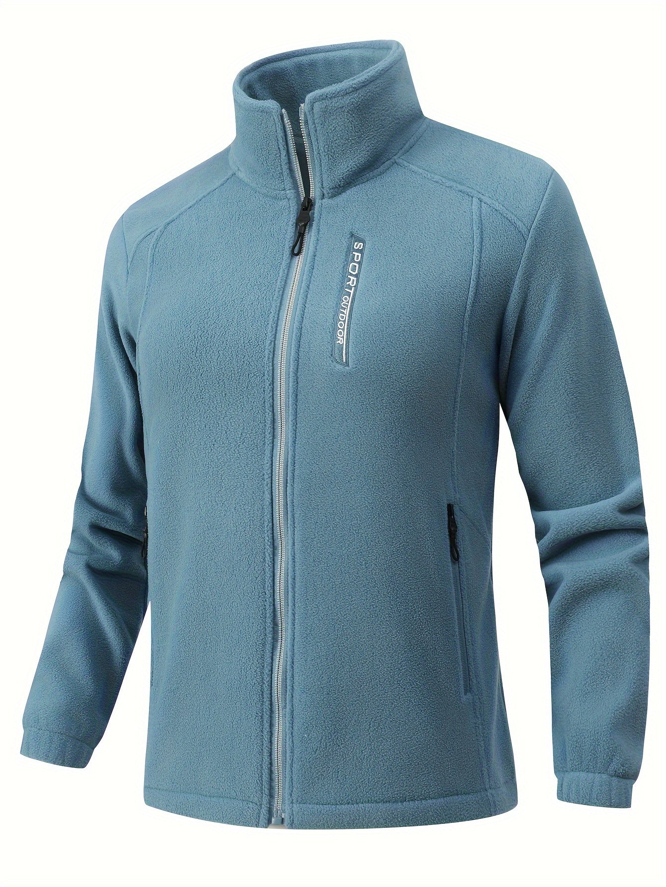 Fleecejacke Damen Mit Stehkragen | Reißverschluss Sportjacke Outdoor - Image 5