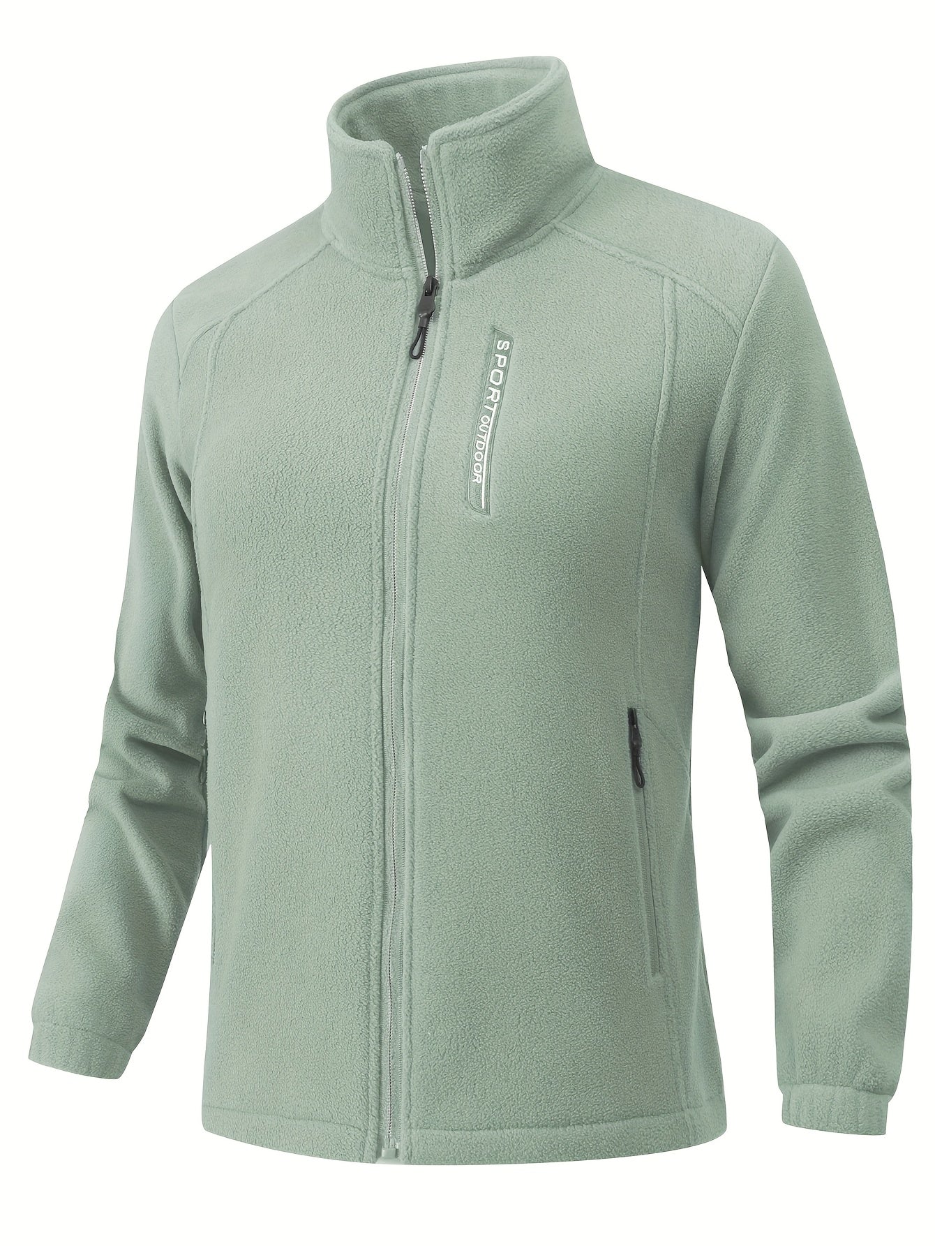 Fleecejacke Damen Mit Stehkragen | Reißverschluss Sportjacke Outdoor - Image 7
